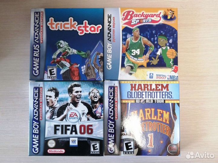 Картриджи GBA