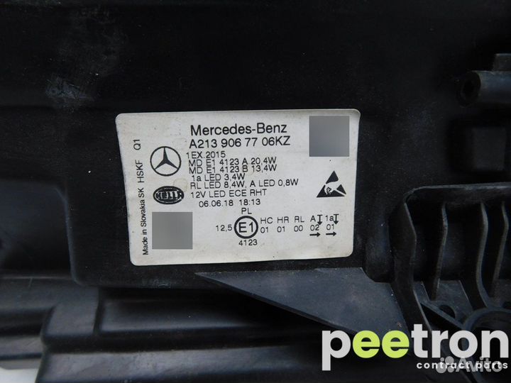 Б/У Б/У Фара левая A2139067706 mercedes-benz