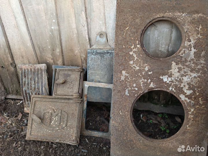 Печка буржуйка на дровах с казаном