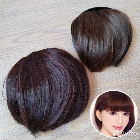 Накладная чёлка, разные цвета, новые