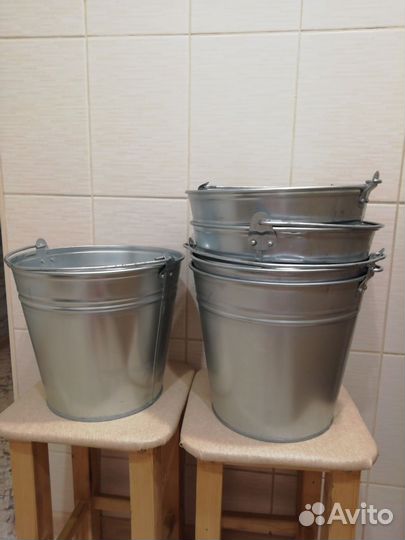 Ведро оцинкованное