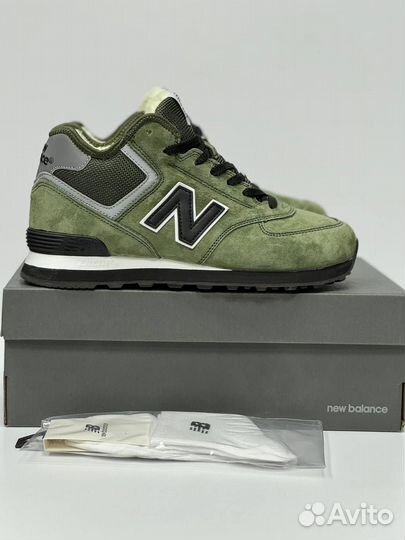 Кроссовки new balance 574 высокие зимние