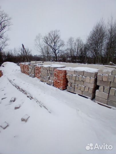 Кирпич красный бу