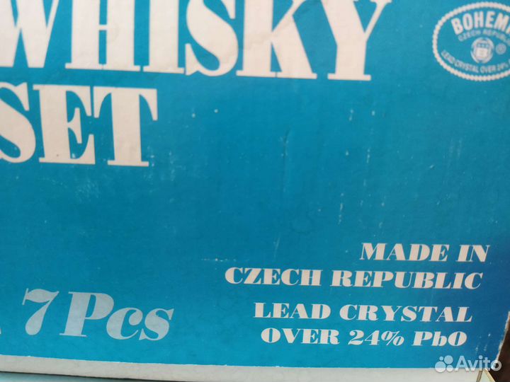 Набор для виски Bohemia хрусталь