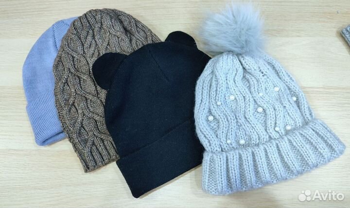 Шапки и шарфы женские, осень, зима