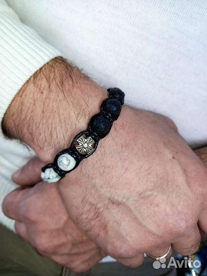Мужской браслет Magic Node Говлит и Лава