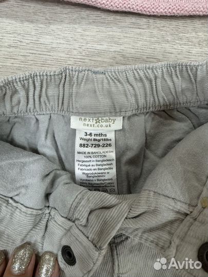 Одежда для девочки next 3-6 мес