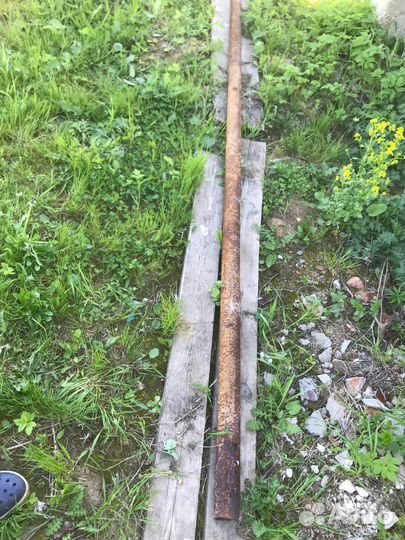 Труба для забора