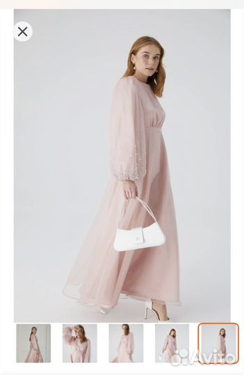 Размер 44-46 Новое вечернее платье из органзы