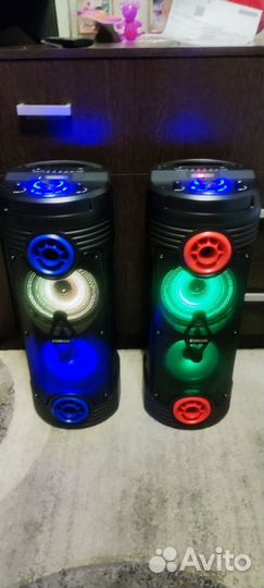 Музыкальный центр ZQS 6208 блютуз /караоке/эхо