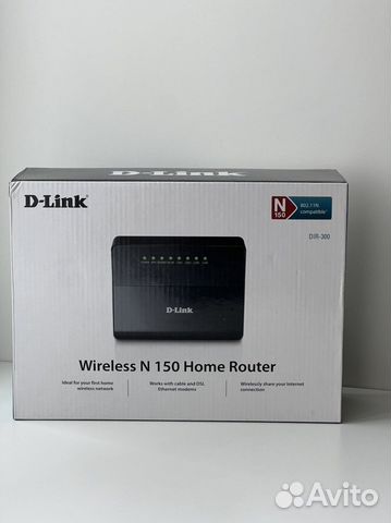 Новый Wifi роутер D-link DIR 300
