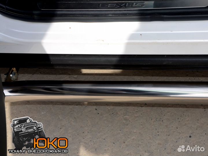 Защита порогов Lexus NX200/NX300