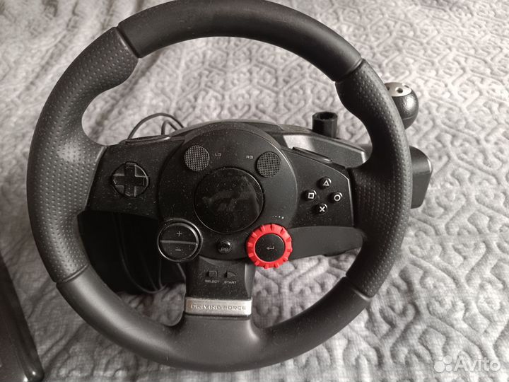 Игровой руль logitech driving force gt