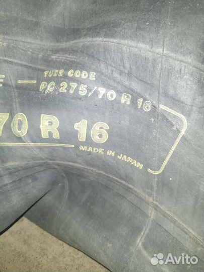 Камера для колес и тюбингов 275\70 r16 Bridgestone