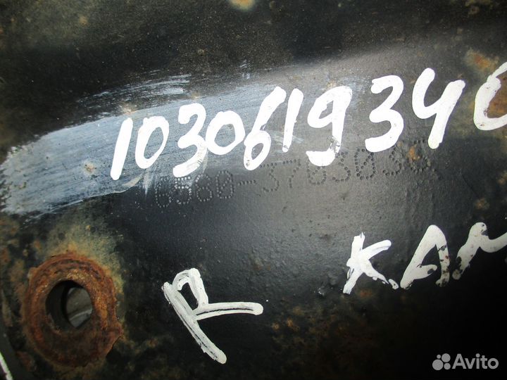 Кронштейн крепления ящика акб правый KAMAZ 6580370