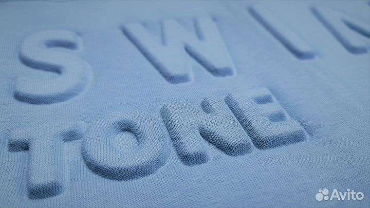 Эмбоссинг тиснение по ткани