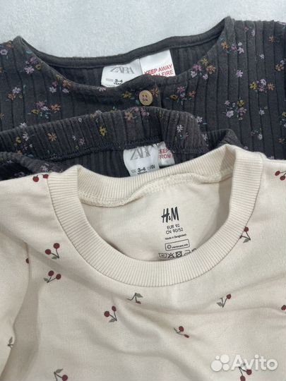 Вещи для девочки на 92-98 zara hm