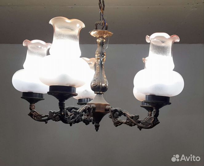 Бронза люстра СССР