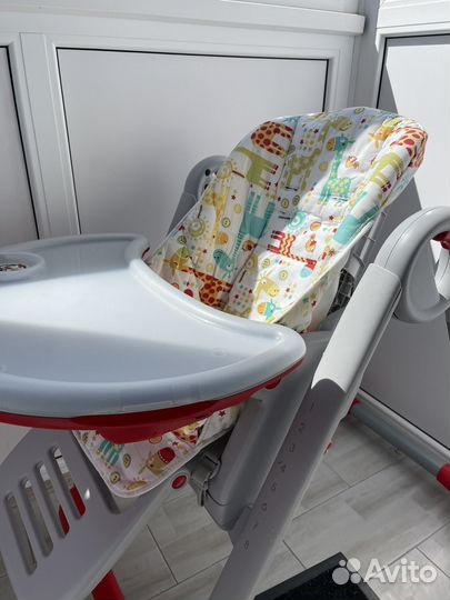 Детский стульчик для кормления chicco polly