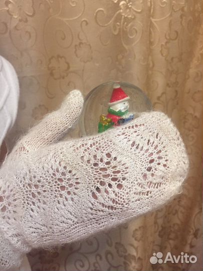 Варежки из козьего пуха