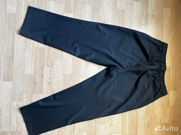 Брюки жен.черные cherry 52