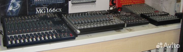 Микшерные пульты 10шт Pro Микшер Mixer New & Б/У