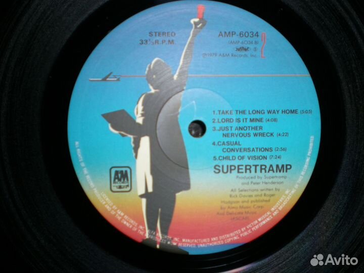 LP supertramp - Breakfast in America(japan) NM