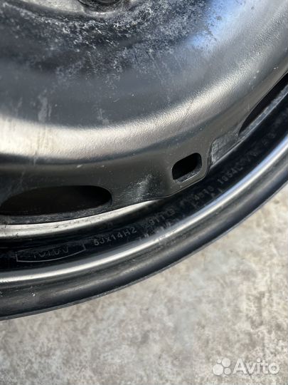 Штампованные диски R14 VW Skoda 6ru601027c