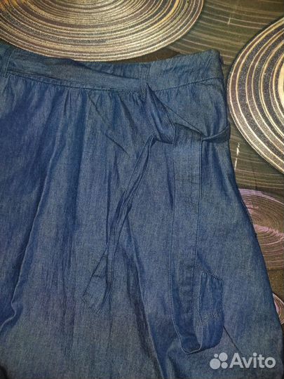 Джинсовая юбка 44 размер
