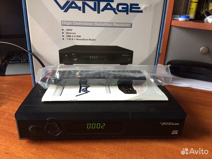 Спутниковый ресивер vantage HD 1100S PVR