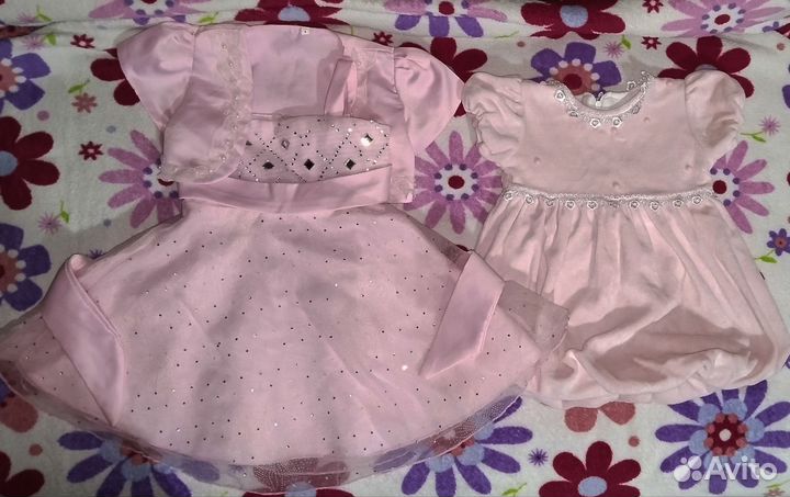 Платье для девочки 74 80