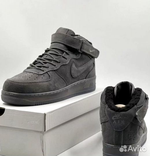 Кроссовки зимние Nike air force 1