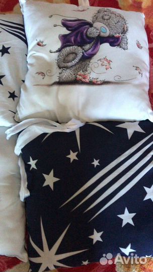 Бортики в детскую кроватку и простынь