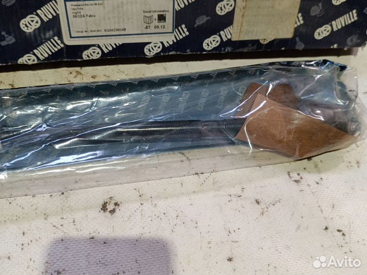 Тяга рулевая правая volkswagen skoda polo