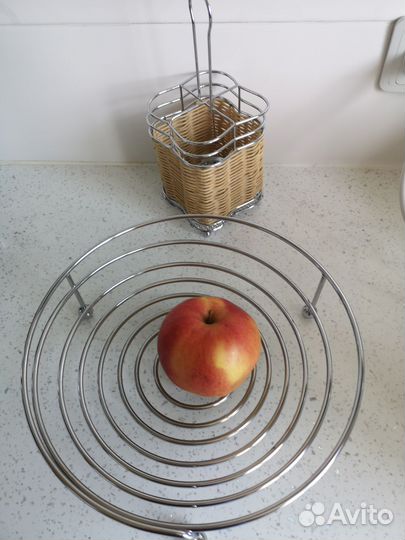 Ваза для фруктов Vitesse (Франция) хром