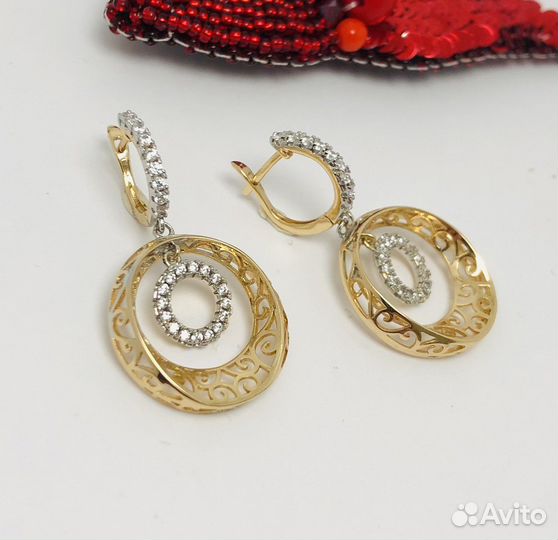 Серьги из медицинского сплава
