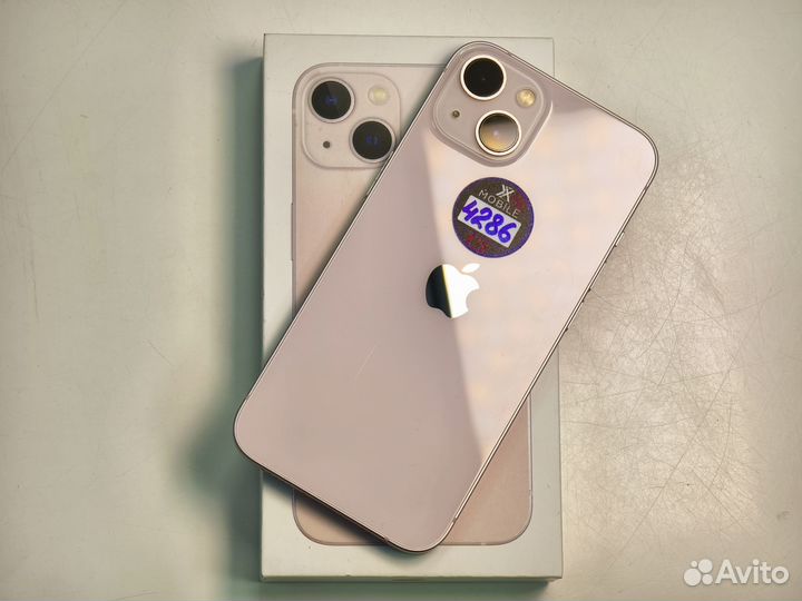 С коробкой) iPhone 13 128Gb Розовый Sim+Esim