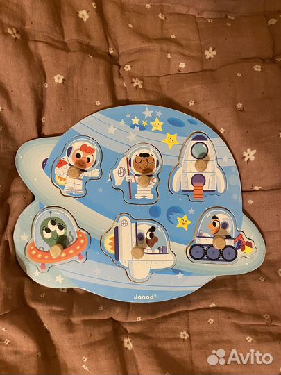 Пазл-вкладыш Janod 