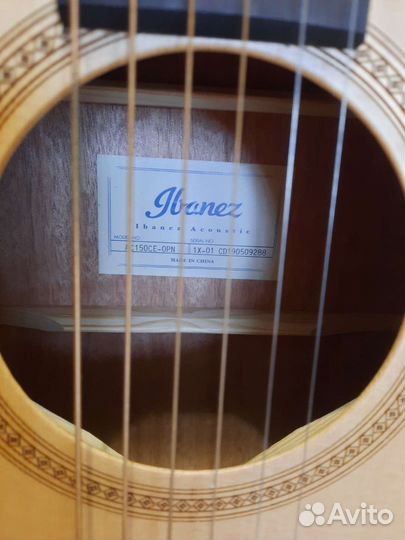 Гитара ibanez AC 150 CE 0PN
