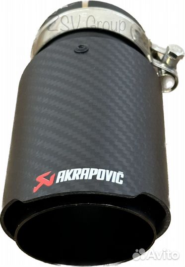 Насадка глушителя Akrapoviс 63-76