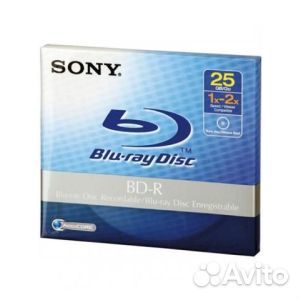 Диск BD-R Sony 25gb 2x, Verbatim