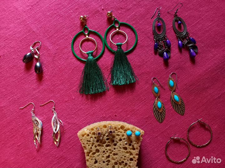 Красивая бижутерия серьги