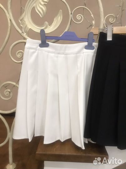 Мини юбка в складку