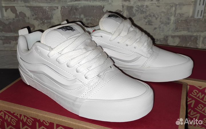 Кеды Vans Knu Skool Leather White