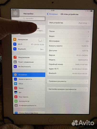 Планшет apple iPad 4