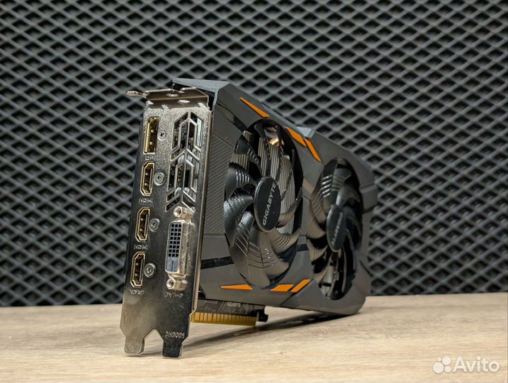 Видеокарта Gigabyte GTX 1050 Ti 4GB WindForce