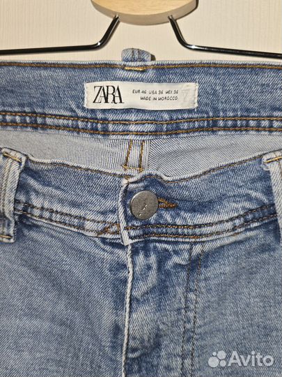 Джинсы zara прямые 36