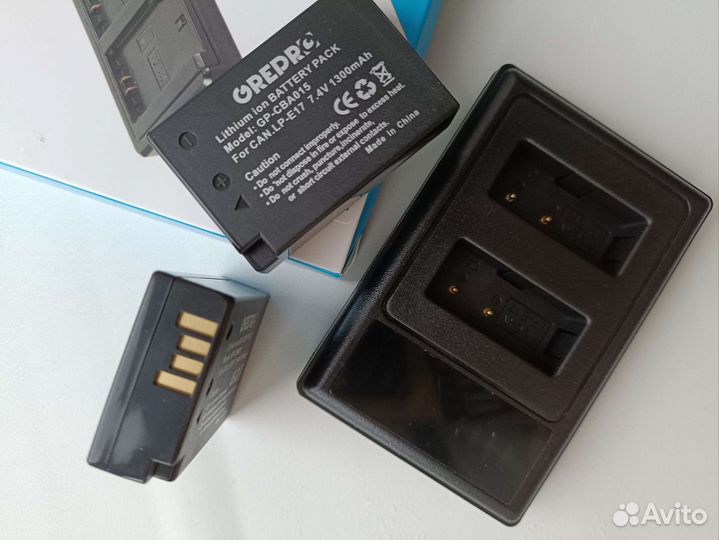 Аккумуляторы Canon LP E17 + зу