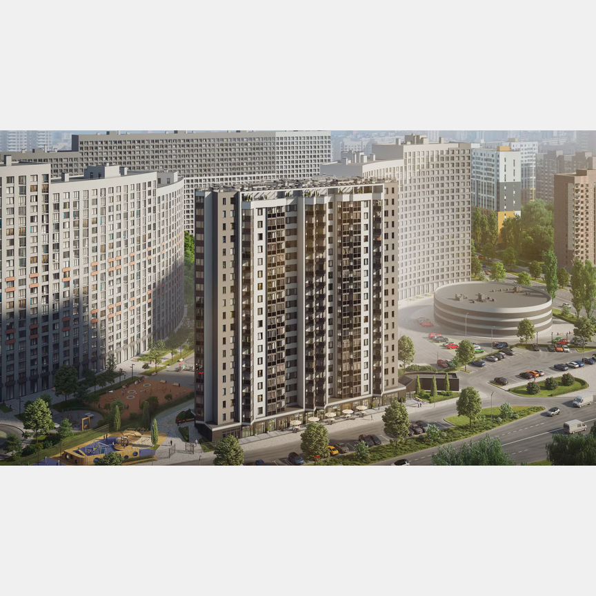 1-к. квартира, 37 м², 15/19 эт.