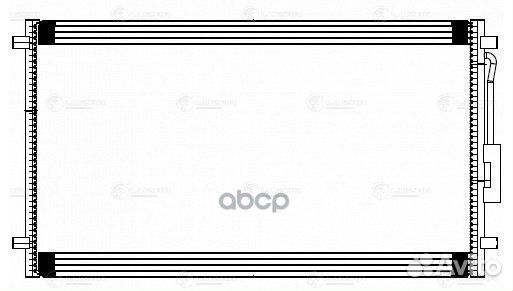 Радиатор кондиц. для а/м Dodge Caravan